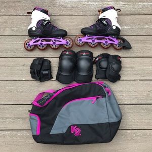 Rollerblades K2 Alexis 84 BOA Combo, Sz 8 Like New